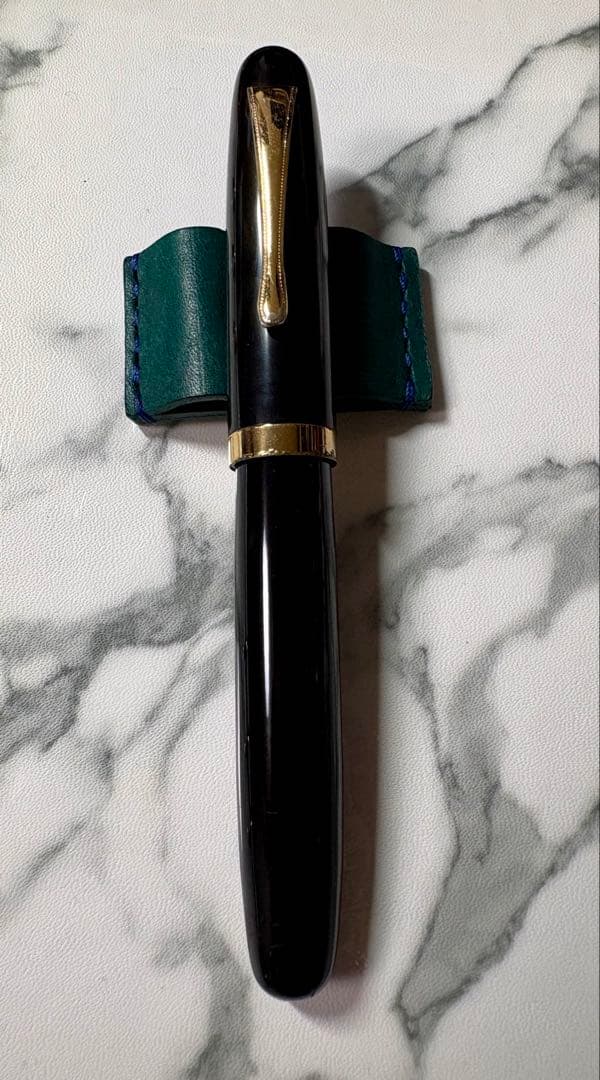 酒井栄助　手造り万年筆　14k