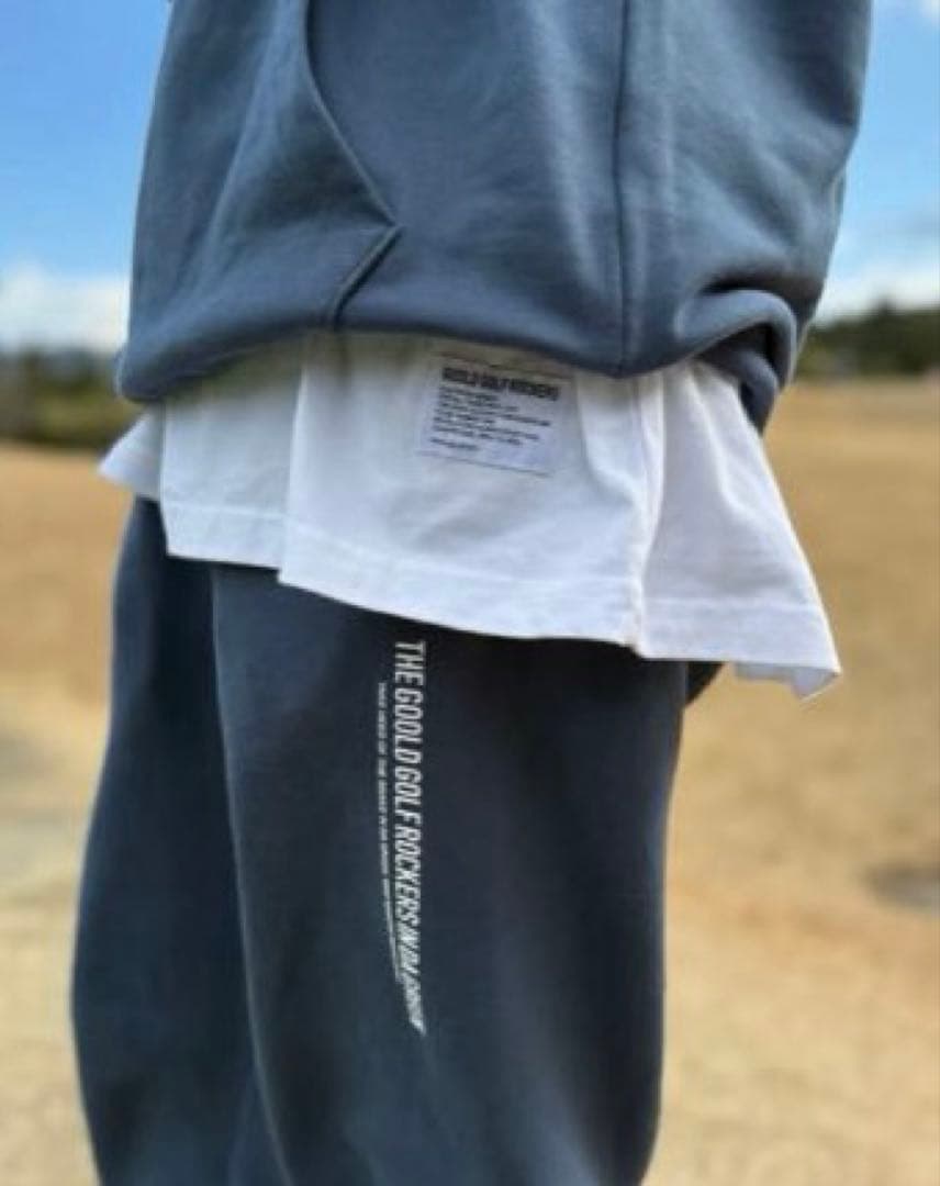 XL goold golf rockers スネークフーディー セットアップ 青