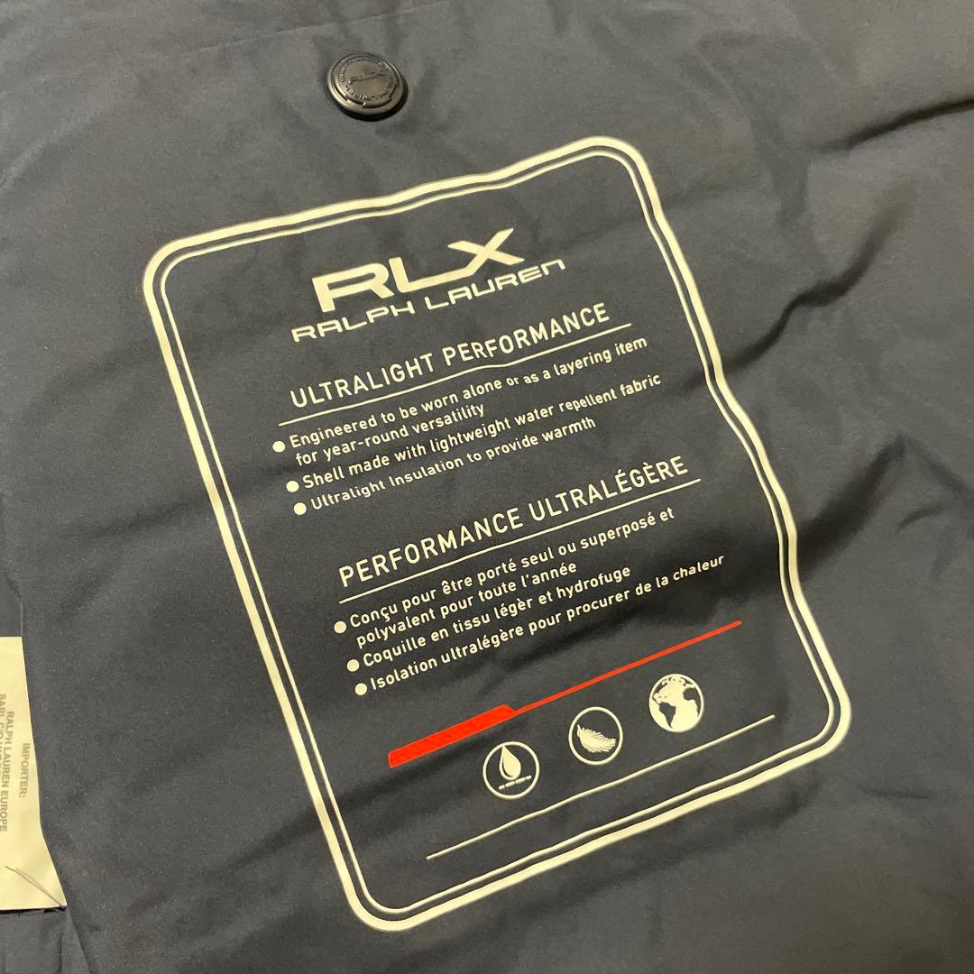 【新品未使用】RLX アールエルエックス ダウンベスト ネイビー L