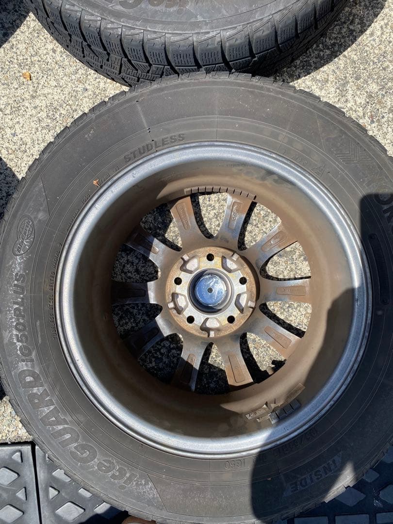 週末限定　冬備え15インチ シルバー 5スポークホイールセット