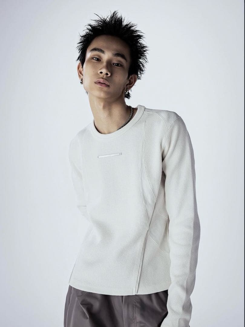 トップス jentlouis Thermal Zip Long Sleeve T-shir