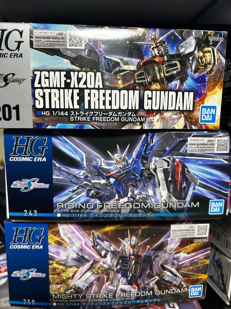 HG ストライクフリーダムガンダム セット