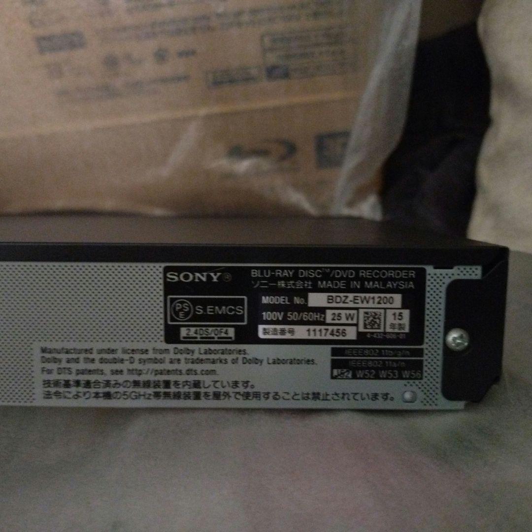 SONY BDZ-EW1200 DVDレコーダー