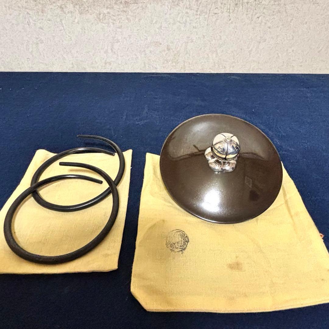 人間国宝浄清造/銀摘み/風炉 /茶釜/電熱器/唐銅鬼面風炉釜/野々田電熱器/敷板