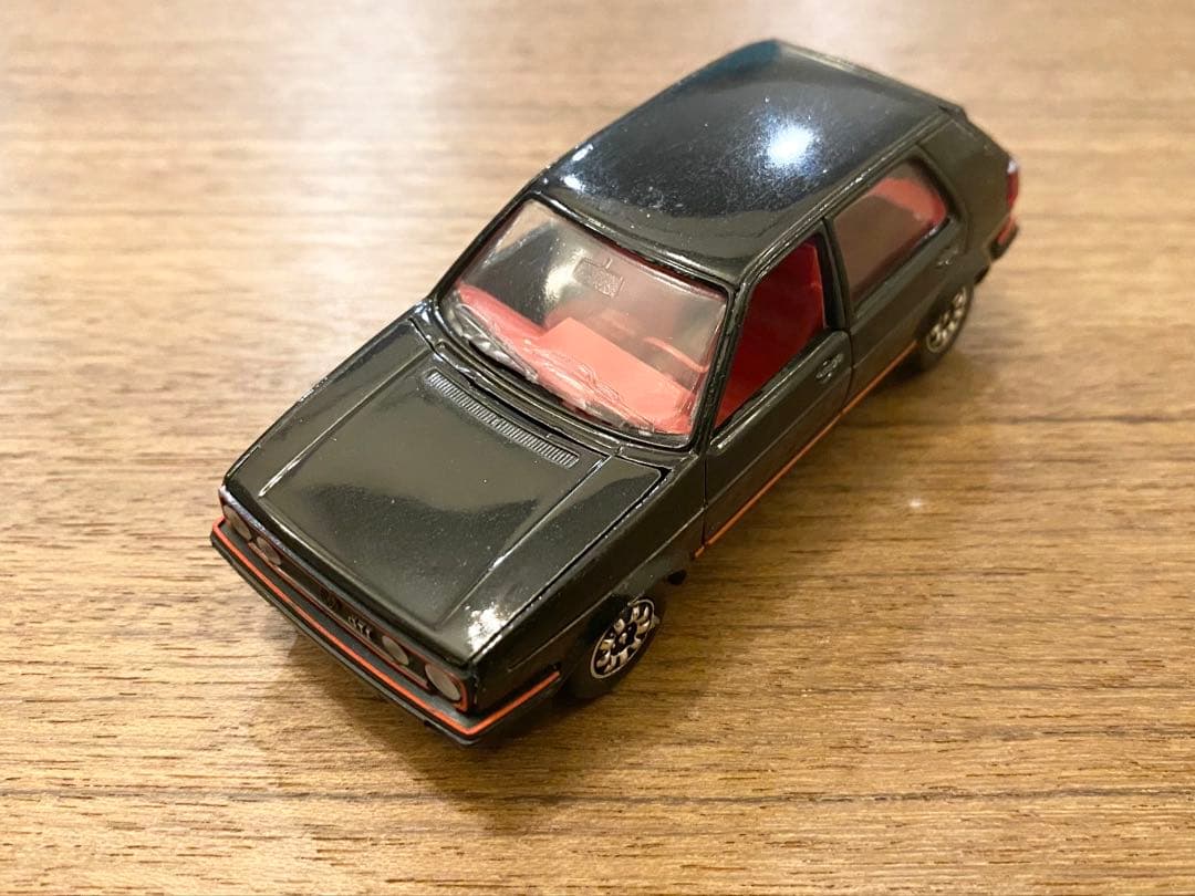 中古品 1/43 シャバク VW ゴルフⅡ GTi ブラック 当時物