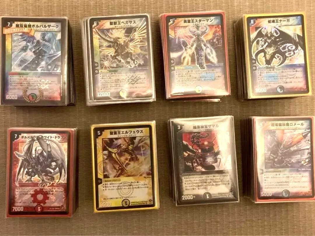 デュエマクラシック05旧枠統一 デッキ8種セット　引退品