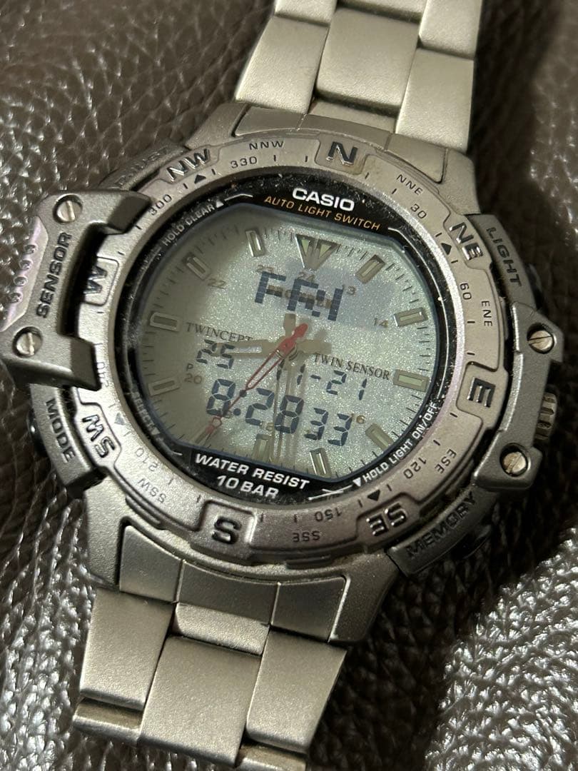 電池交換済　CASIO PROTREK PRT-500 稼働