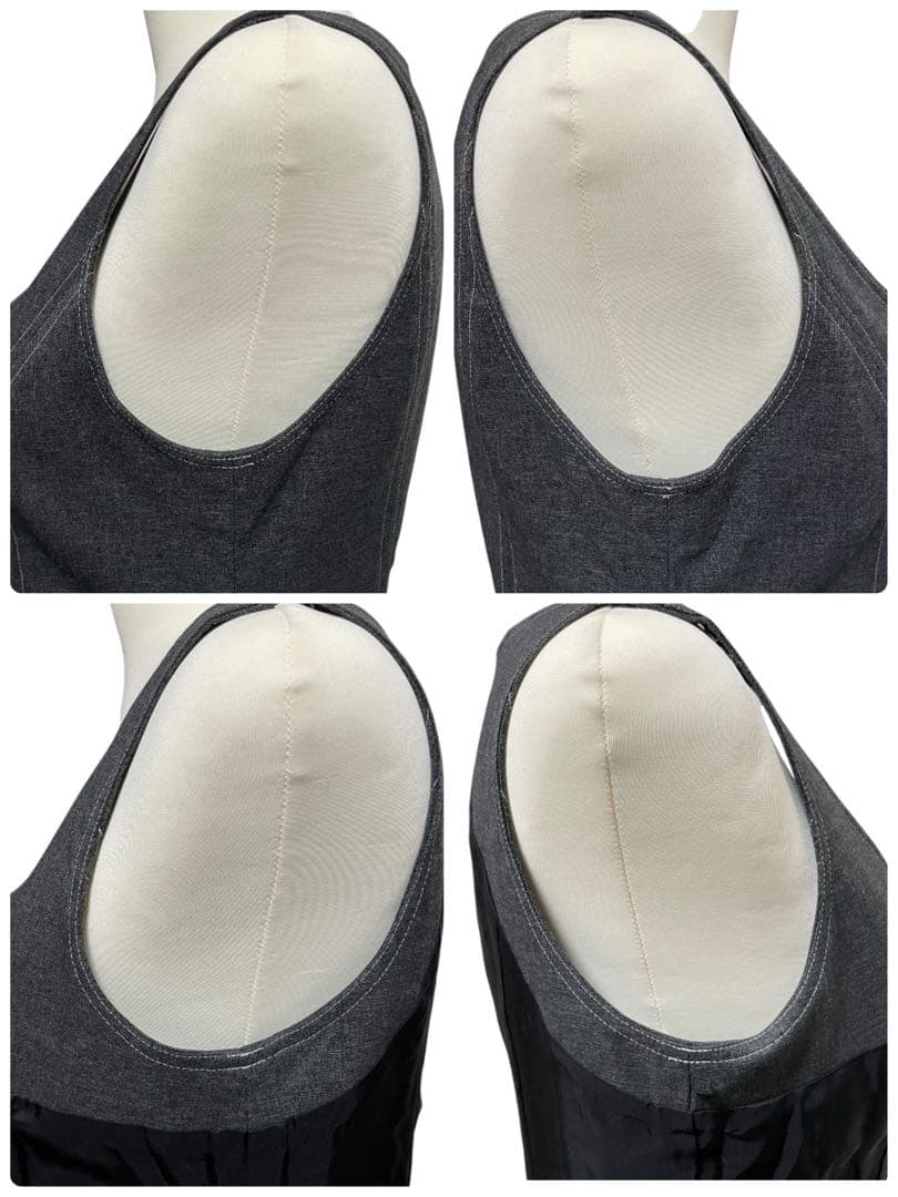 エムズグレイシー【38/M】　カメリアキルティングジャンパースカート　試着のみ