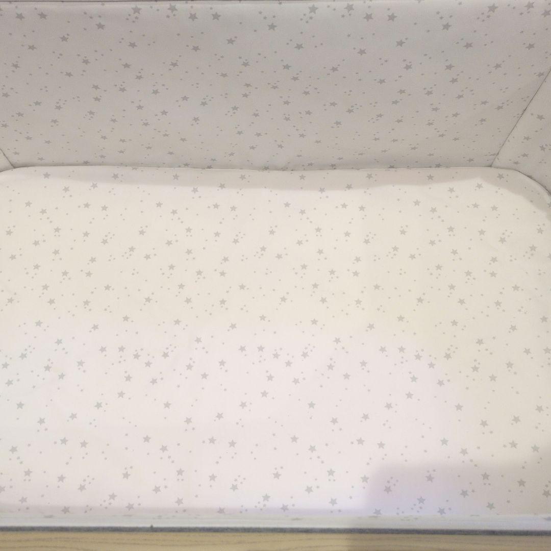 Playkids ベビーベッド グレー