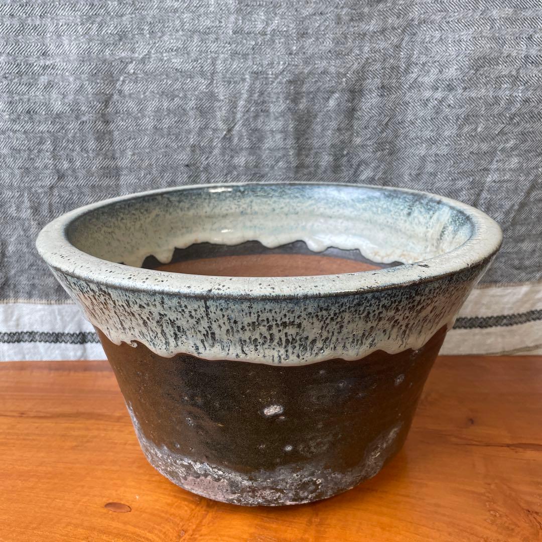 堤焼　植木鉢