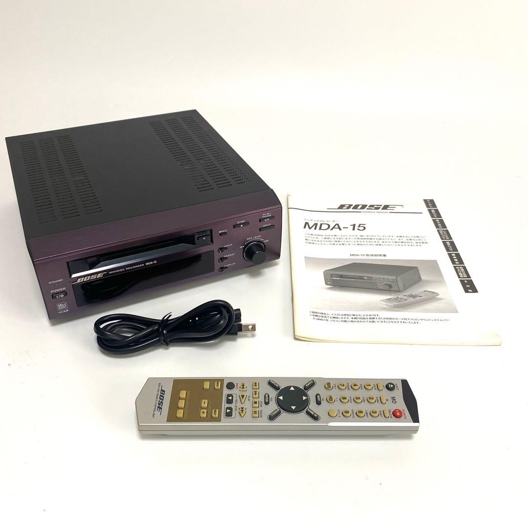 BOSE ポーズ MDA-15 MD レコーダー