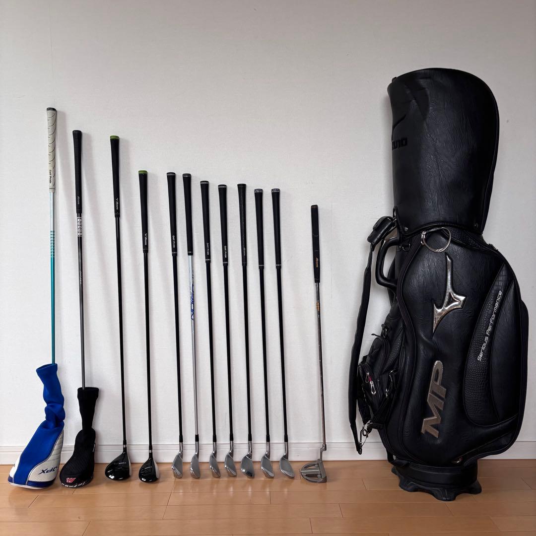 送料込メンズゴルフクラブセットMIZUNOミズノJPX921MPゴルフバッグ