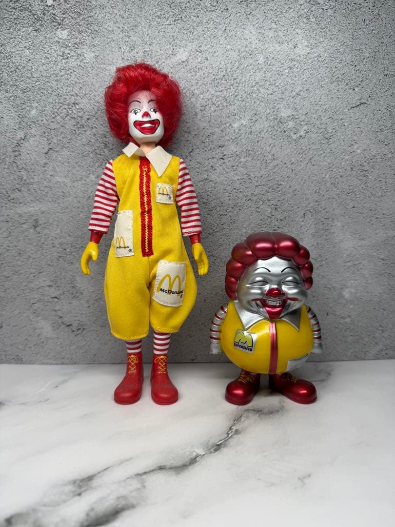 ビンテージマクドナルド、SECRETBASEスーパーサイズミー2体セット