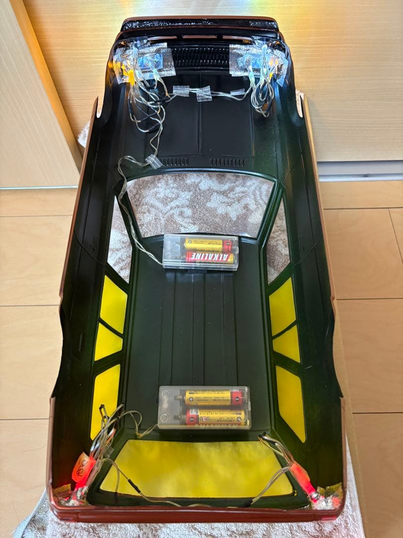 パンドラRC カローラバンKE70 電飾LED付き