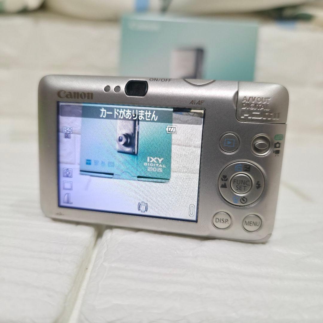 471】デジカメ　Canon IXY DIGITAL 210 IS シルバー