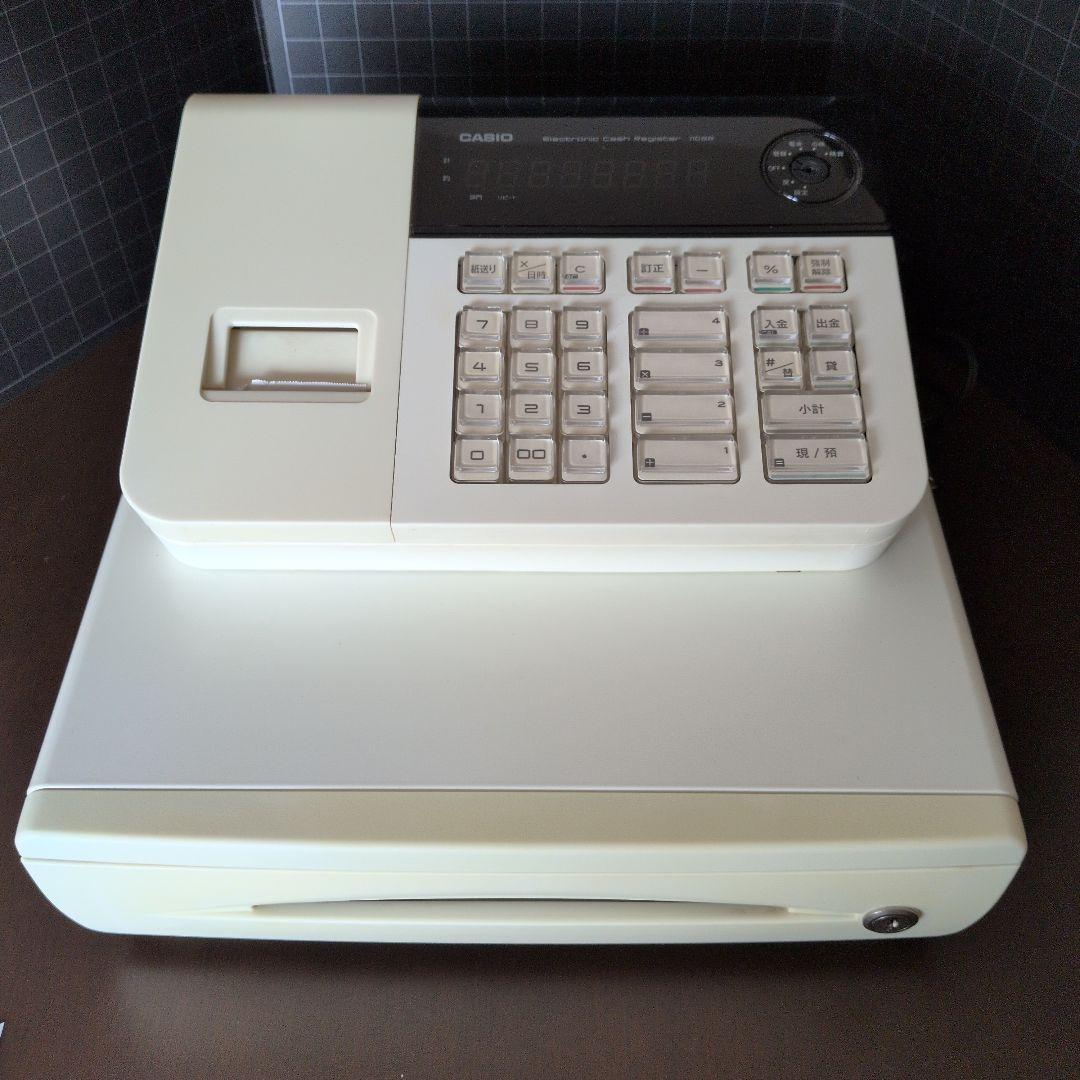 CASIO 電子レジスター 110ER中古美品内鍵外鍵各2個