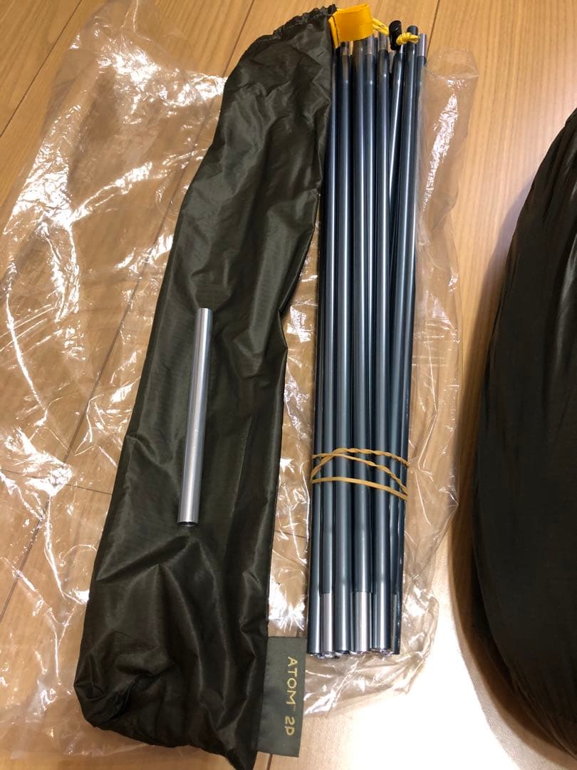 値下げ！美品！NEMO ATOM 2P 2人用テント　フットプリント付き！