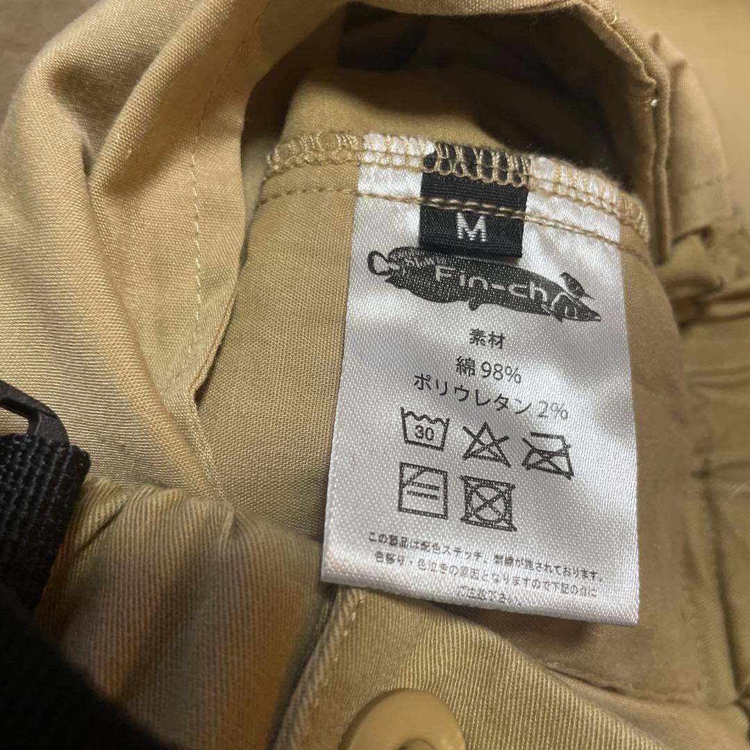 新品未使用Fin-ch Floreana10-chinochino 利休白茶色M