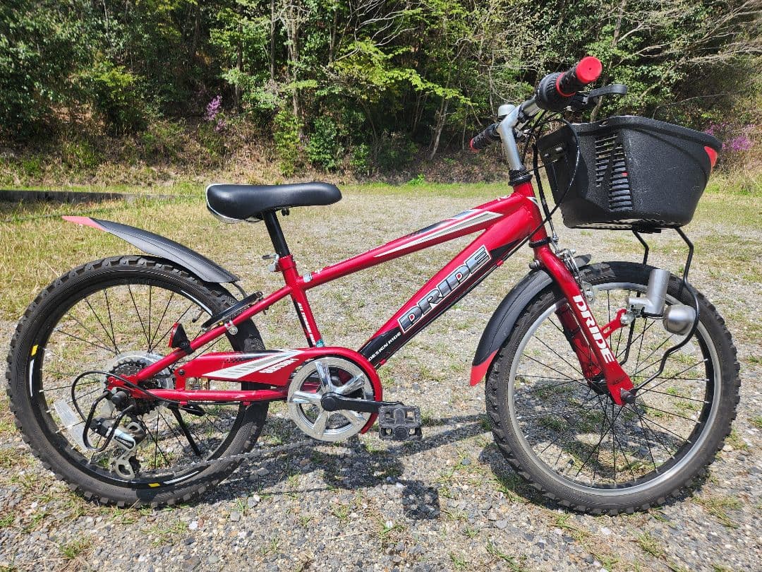 サイクルベース　あさひ DRIDE ドライド　子供用自転車 赤　20インチ