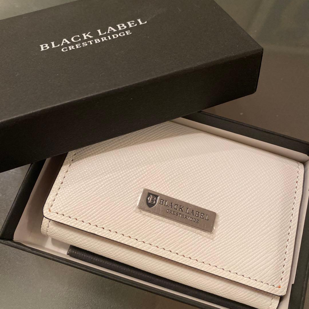 【新品箱入】BLACK LABEL CRESTBRIDGE キーケース ホワイト