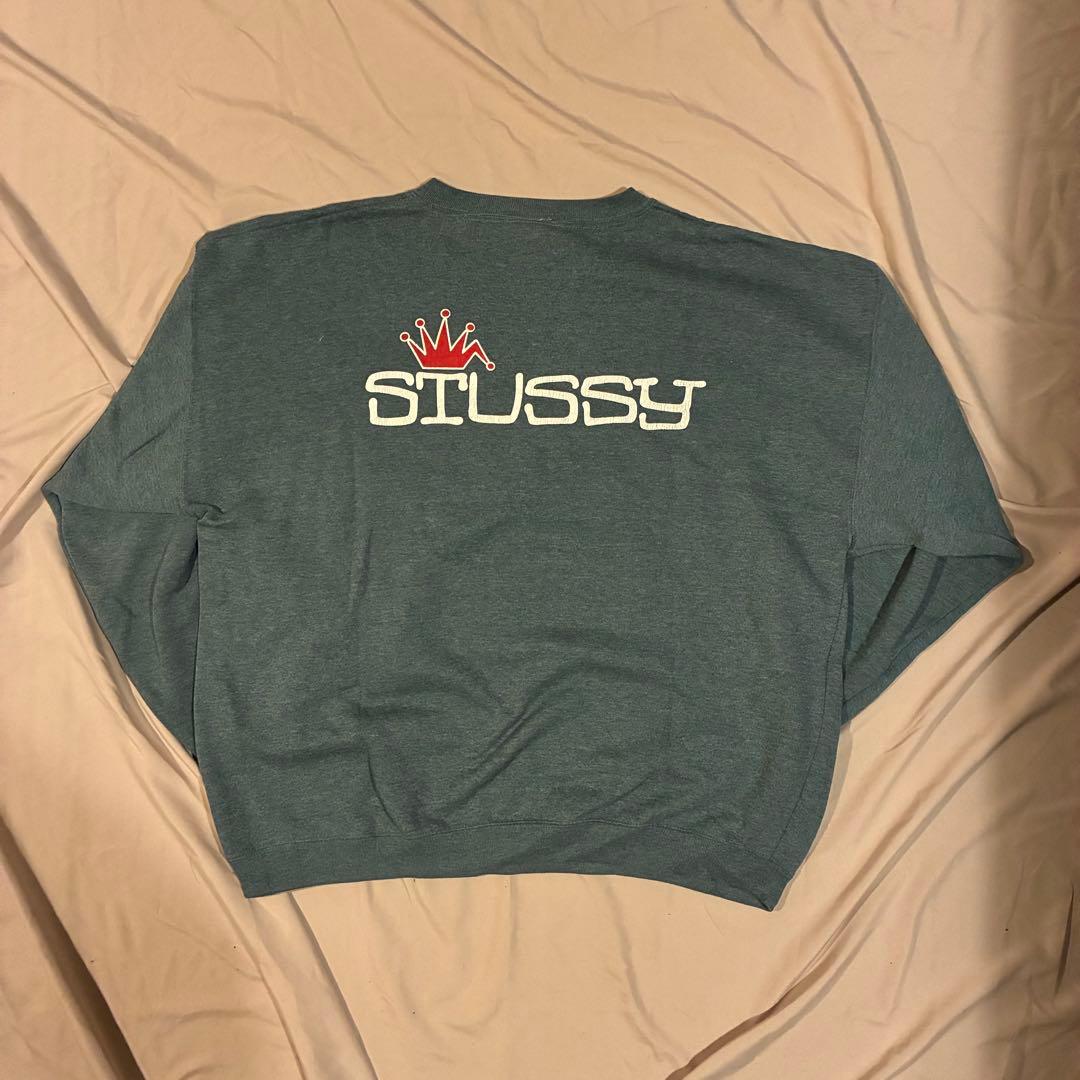 希少 90s stussy crownスウェットシャツ