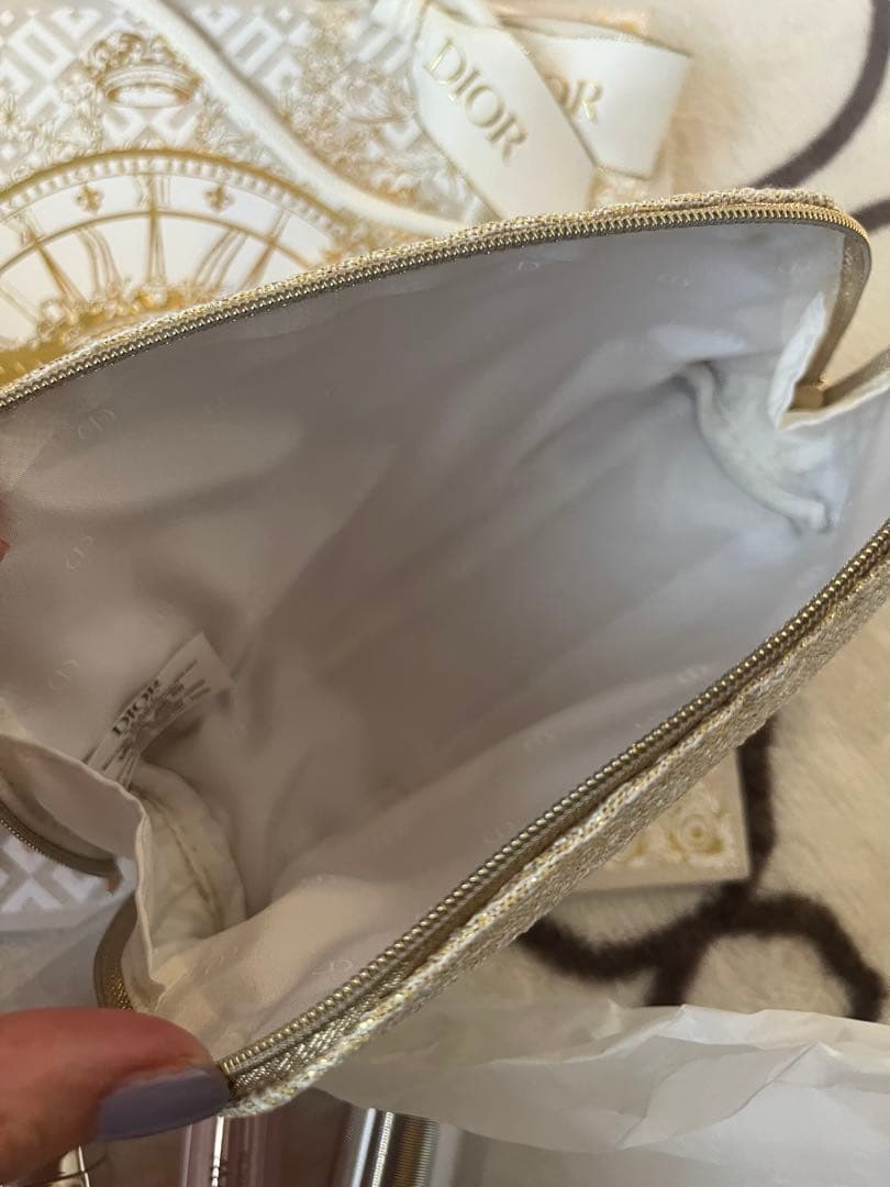 Dior リップグロス 3本セット ゴールドポーチ付き