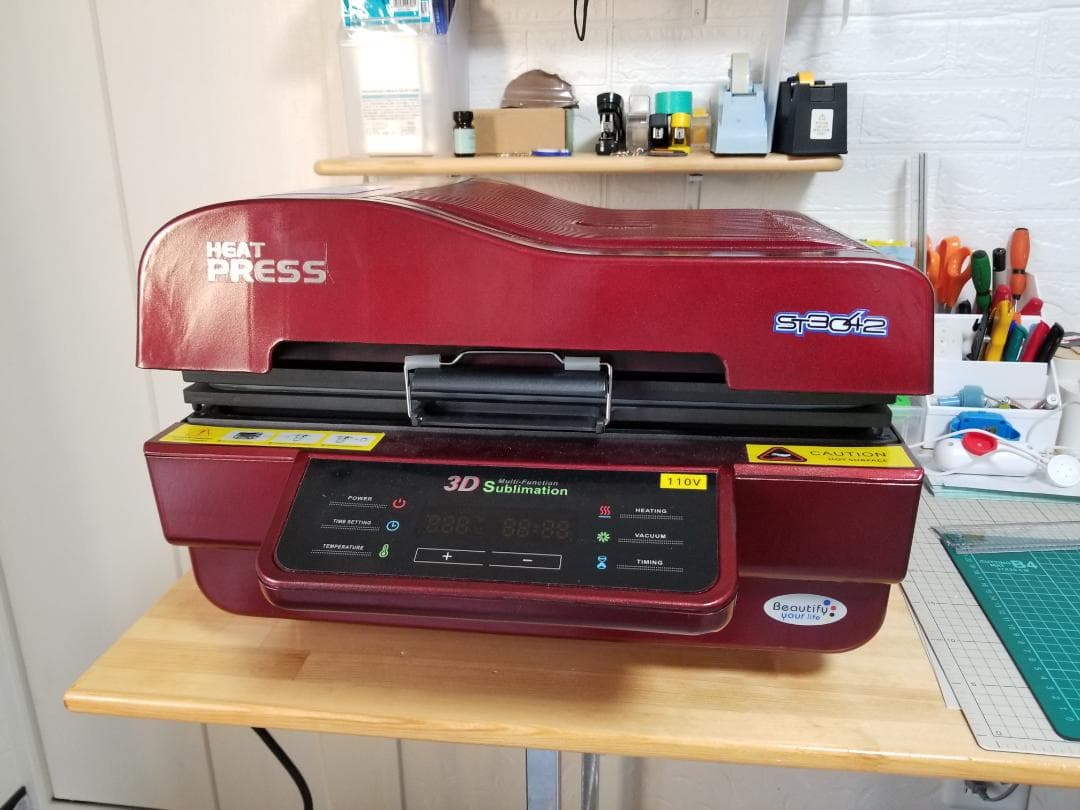 3D Heat Press サブリメーション用