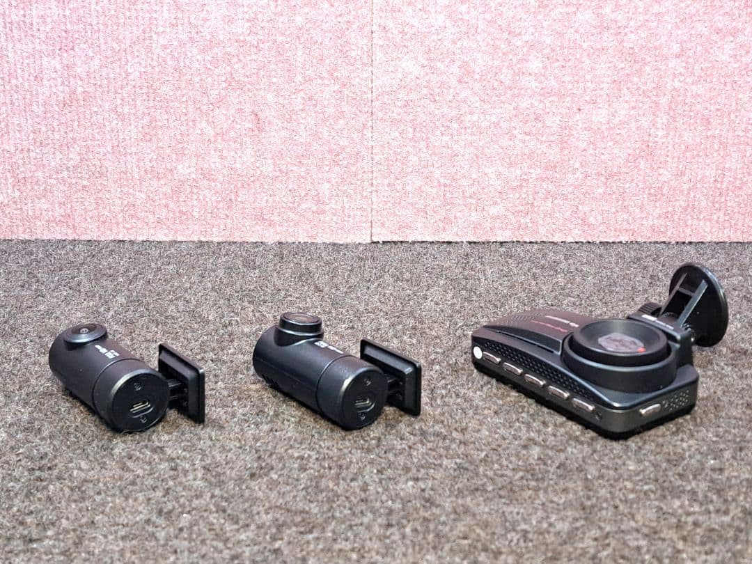 3カメラ・取説付★日本電機サービス製 DRC-35ST 駐車監視!★動作良好