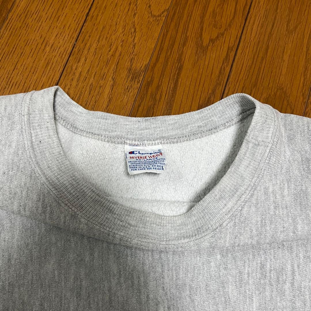 90s 目無し 刺繍タグ USA製 Champion Reverse Weave