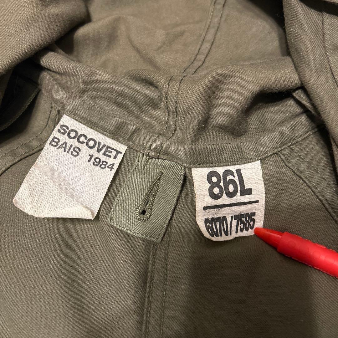 フランス軍 コート M-64 SOCOVET 1984 86L ライナー付