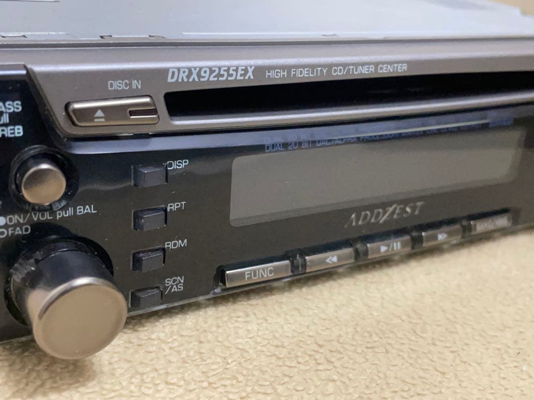 アゼスト DRX9255EX アンプレスCDオーディオデッキ ADDZEST