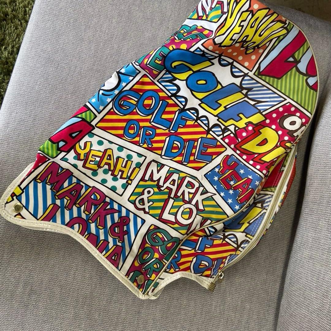 マーク＆ロナ/mark＆Lona⭐️スタンドキャディバッグ　アメコミ柄　おしゃれ