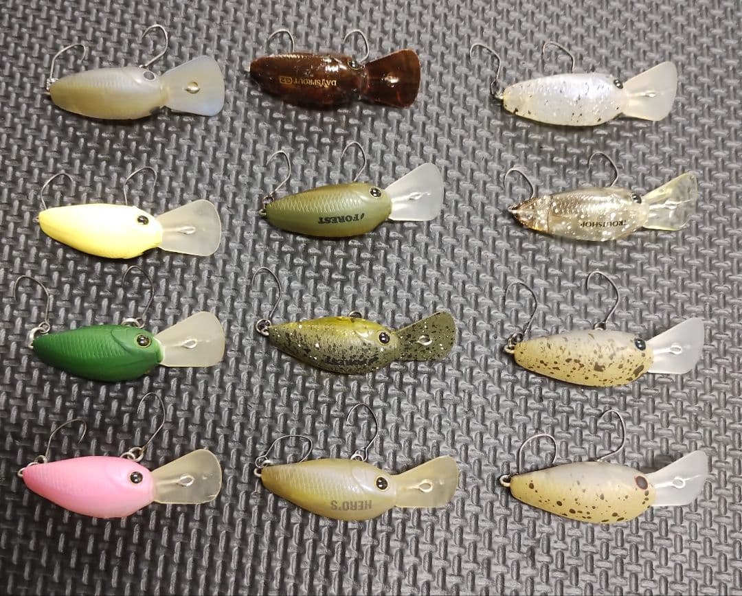 ラッキークラフト ディープクラピー１２個セット　オリカラ