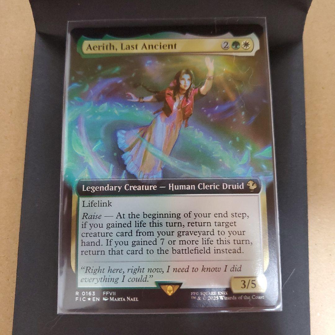 mtg　最後の古代種エアリス　拡張　foil　英語