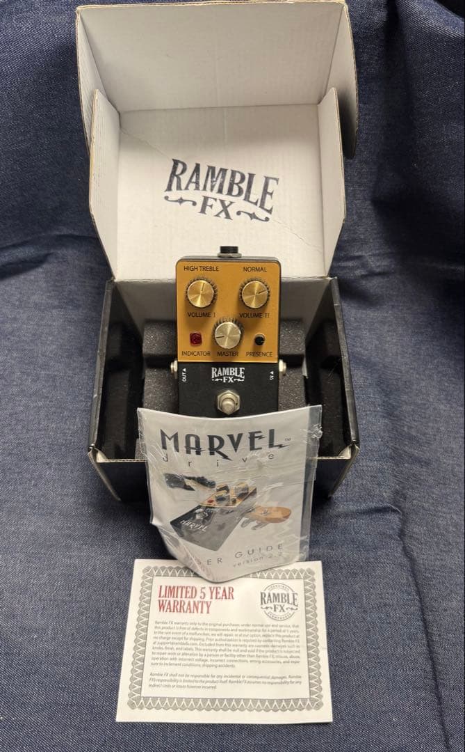 Ramble FX MARVEL Drive ギターエフェクター