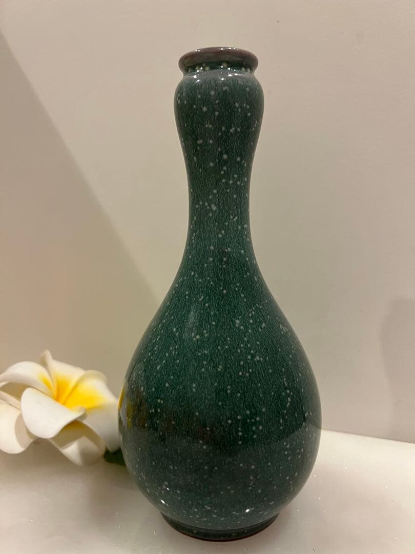 中国明清朝 の鈞窯瓶　中国骨董　古美術　唐物　中国美術品　青磁 ★ 江戸骨董