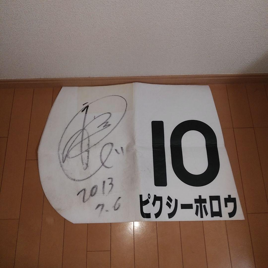 サイン入りゼッケン　競馬　ピクシーナイト母ピクシーホロウ　超レア