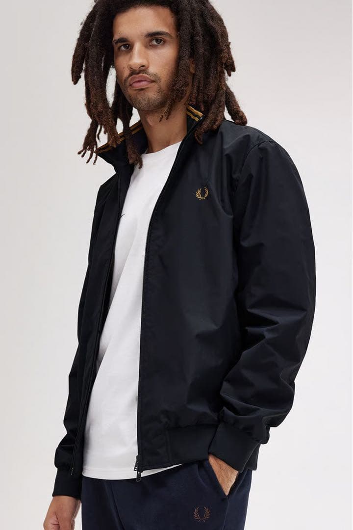 フレッドペリー The Brentham Jacket ネイビー L