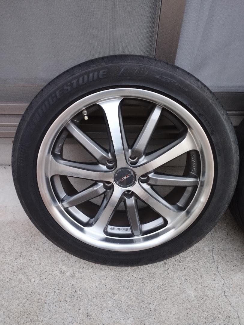 引取り限定 BRIDGESTONE 18インチ タイヤ＋ホイールセット