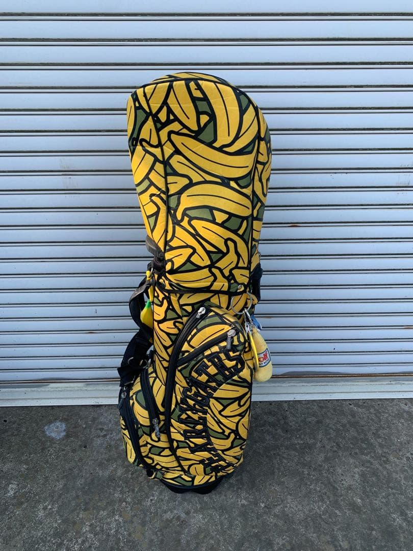 限定品レア パーリーゲイツ スタンド キャディバッグ バナナ柄総柄迷彩