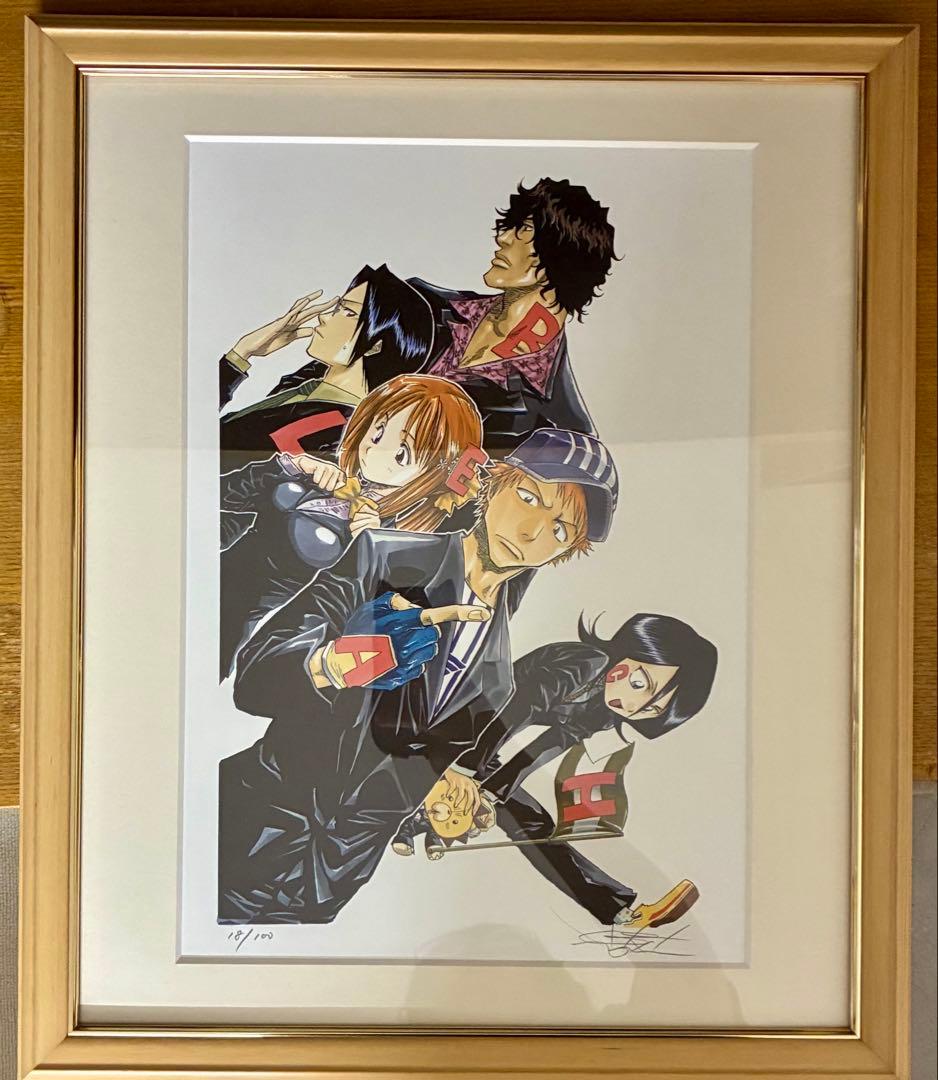 BLEACH シリアルナンバー入り 直筆サイン入り リトグラフ