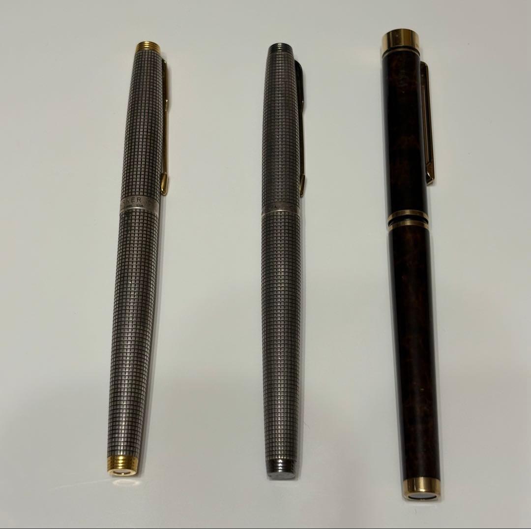 Parker 75 万年筆 2本 とSHEAFFER 万年筆