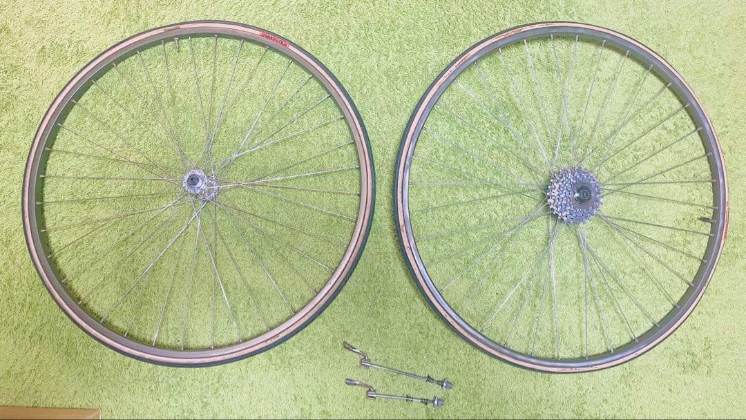 動画あり！ ★希少ヴィンテージ☆ Shimano シマノ ホイールセット