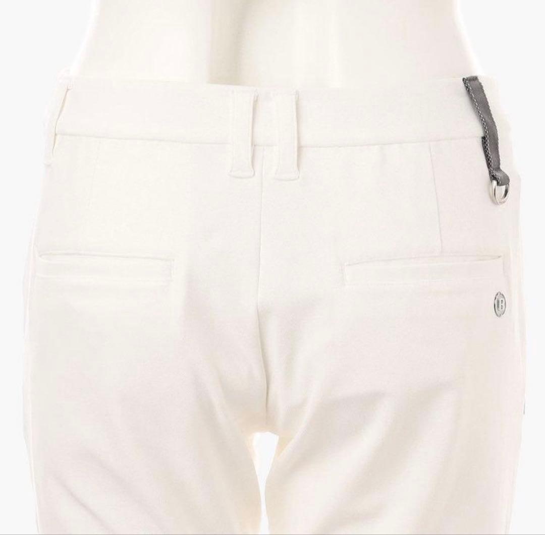 定番　スリムパンツ　ホワイト　サイズM 春夏　ストレッチ　新品タグ付　レディース