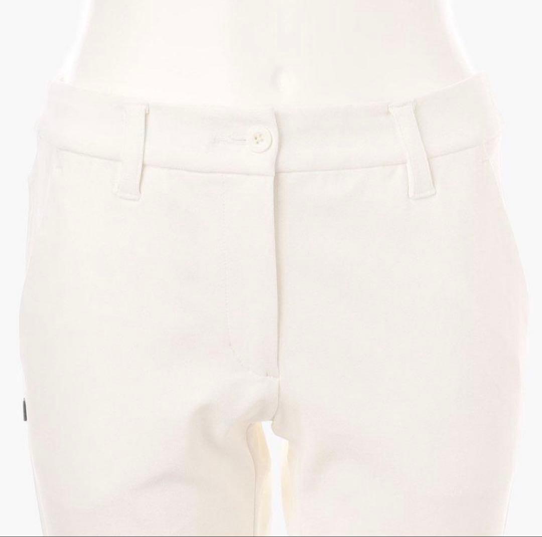 定番　スリムパンツ　ホワイト　サイズM 春夏　ストレッチ　新品タグ付　レディース