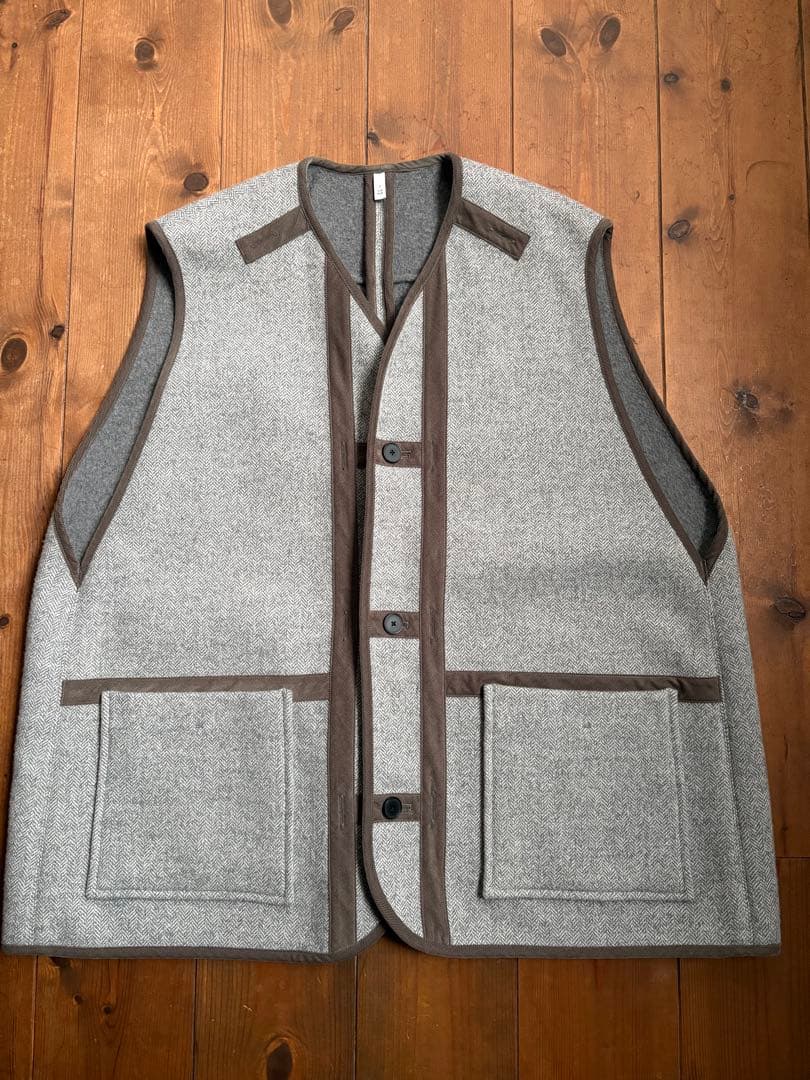 firmum フィルマム　FR1603VT ウールツイードベスト　ライナーベスト