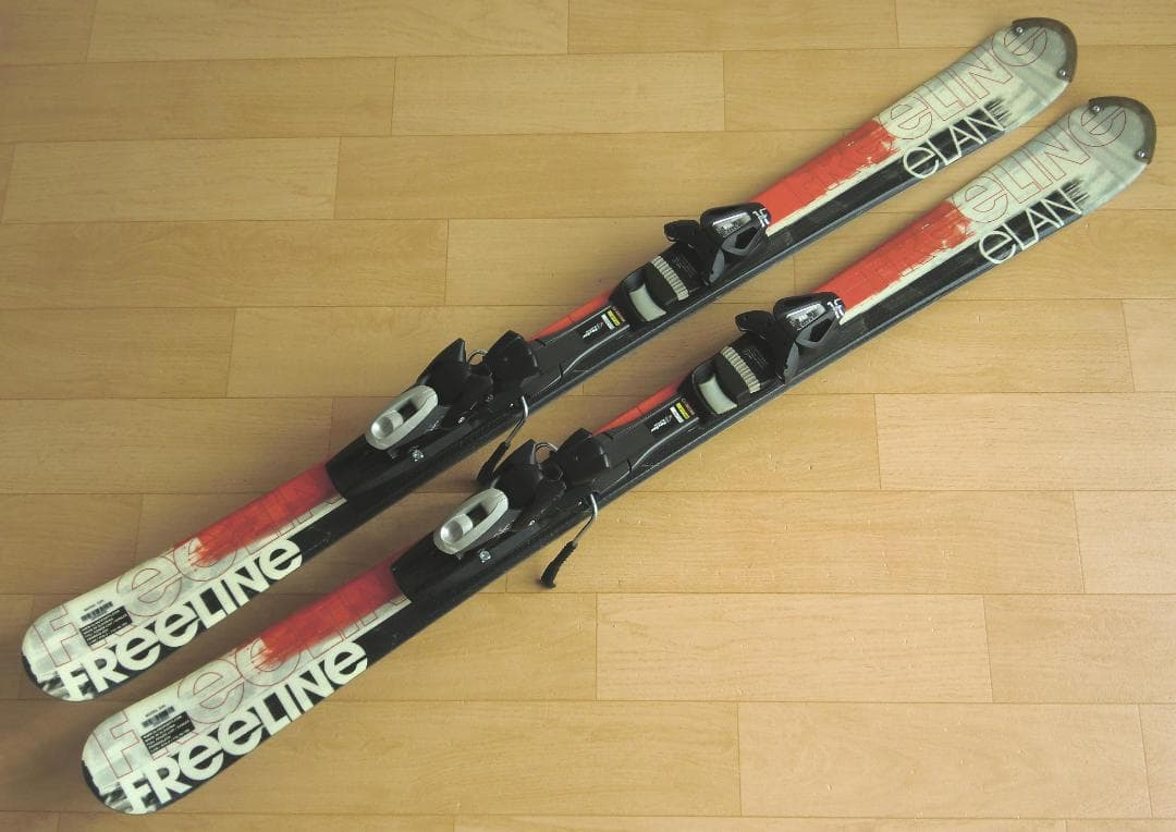 ■■送料無料■ELAN■FREELINE■ミッドスキー■135cm■メンテ付■■