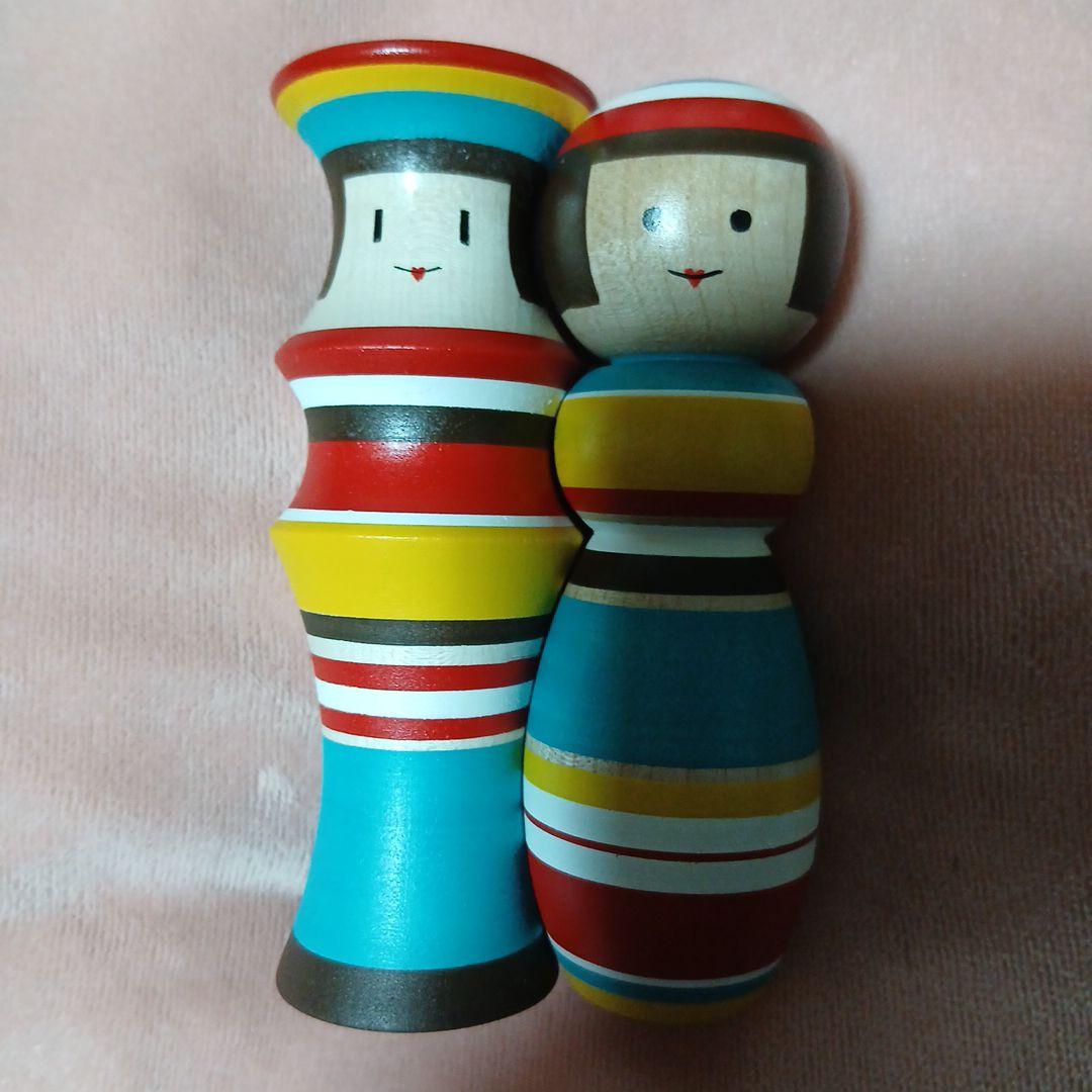 ルビンのこけし　未使用　津軽系こけし