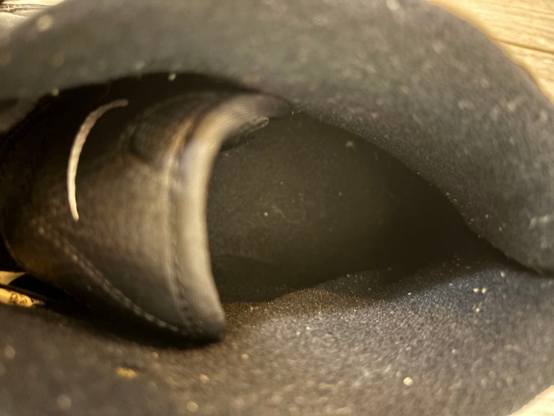 美品 NIKE レザー スパイク シューズ ブラック 30cm