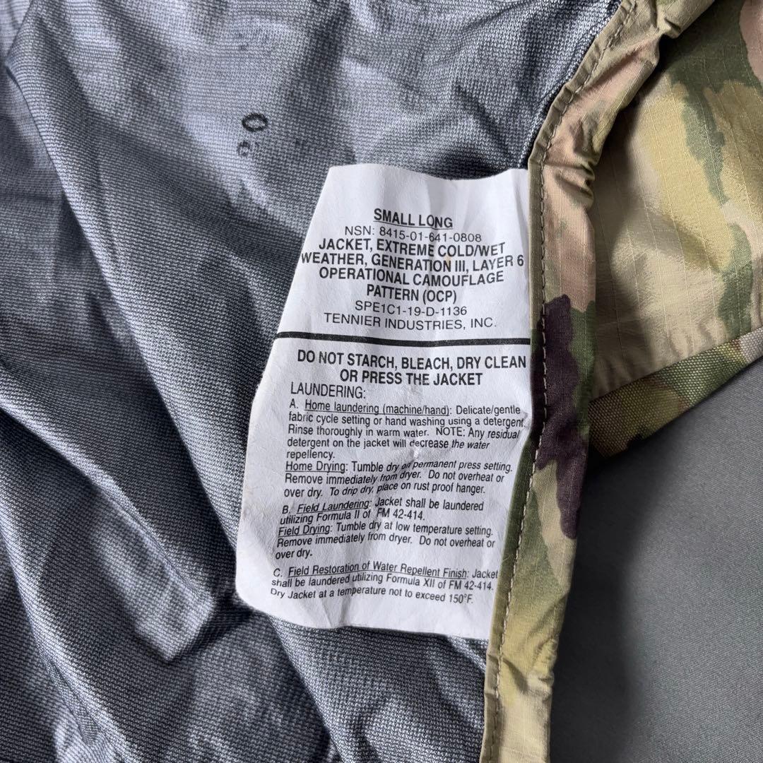 ジャケット・アウター ECWCS GEN3 Level 6 JACKET EXTREME COLD